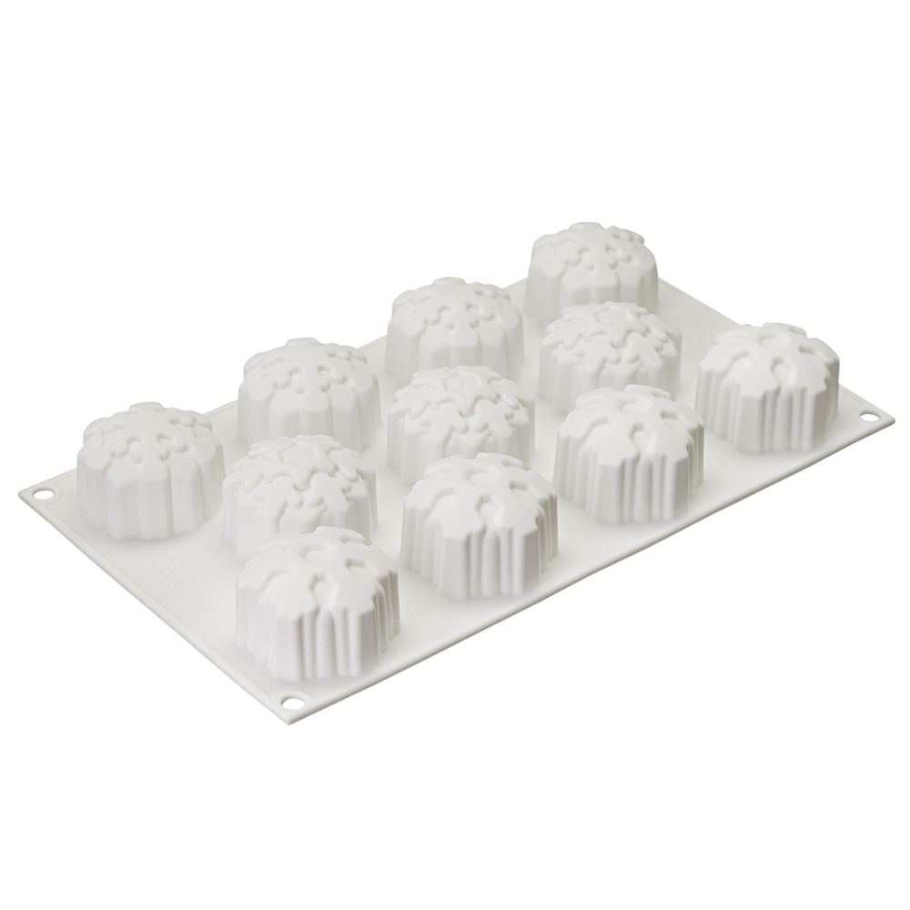 Форма для приготовления пирожных и конфет snowflakes 30,5 х 18 см