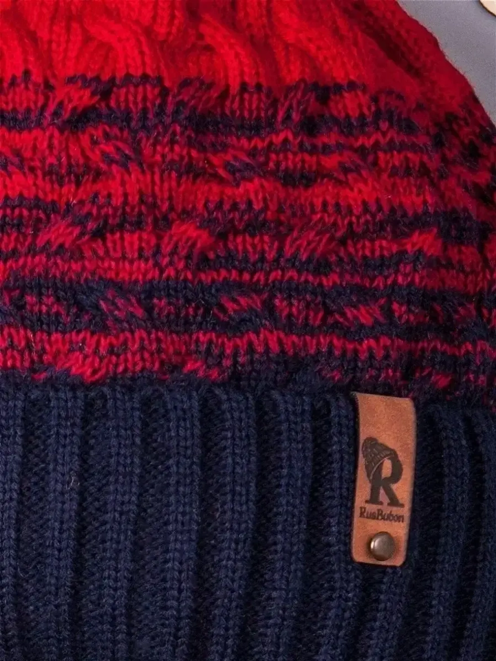 Шапка для мальчика осенняя на завязках