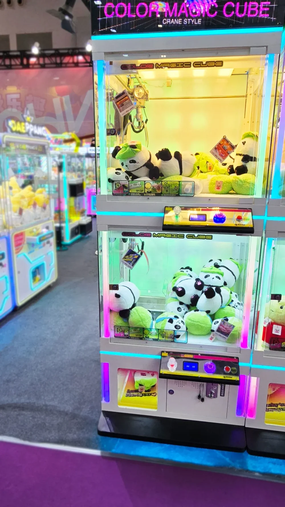 Призовой автомат кран-машина двойная «Color magic»