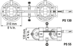 Струбцина вакуумная BESSEY PS130