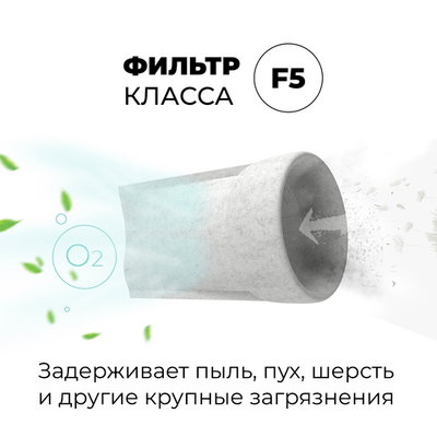 Приточный вентиляционный клапан VAKIO KIV Pro