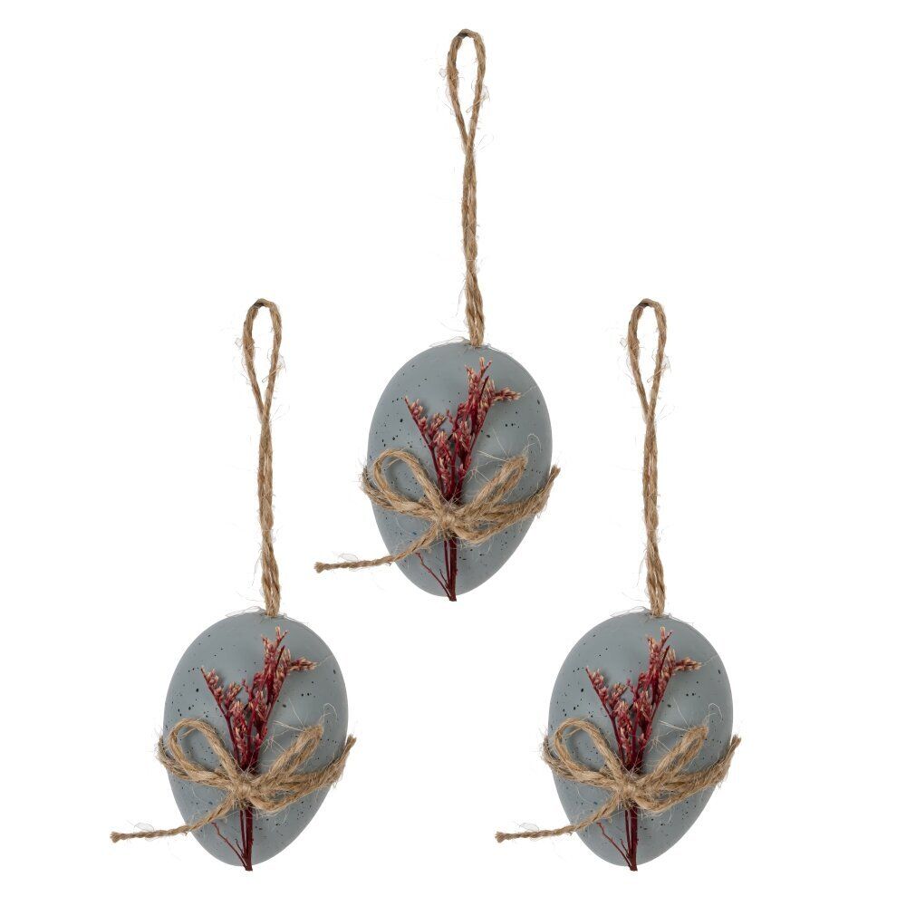GAEM Набор из 3-х изделий декоративных подвесных "Яйцо" (4*6), L13 W7 H4 см