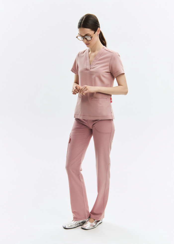 Топ медицинский женский Лаконико, роза