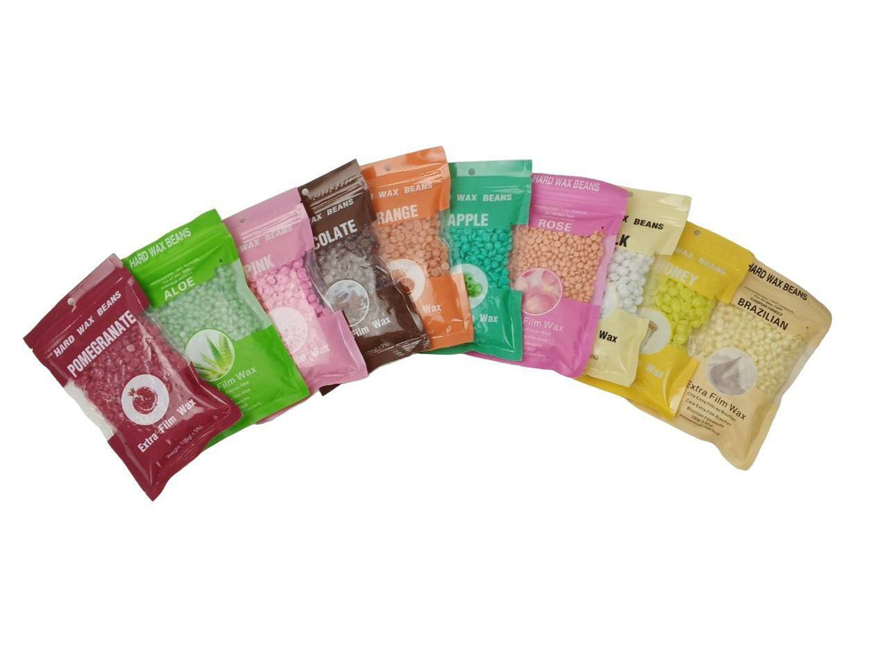 WAX Воск полимерный в гранулах  для дипиляции 100г HONEY 100gHO