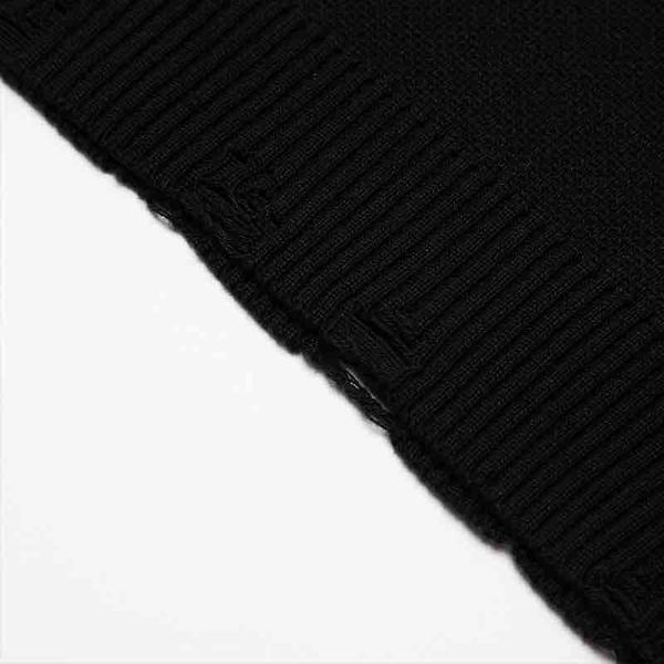 Свитер Double-Barreled Tour Decostructed черный - фото 6