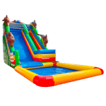 Водная горка с бассейном «Морская волна», 15×5×8 м