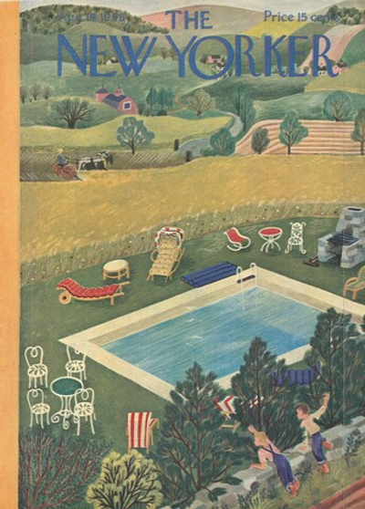 Журнал The New Yorker 10-08-1946, обложка