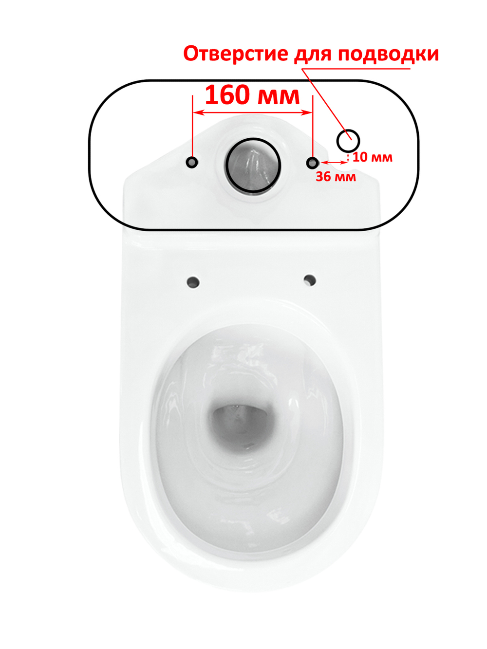 Бачок унитаза SANITA LUXE ART (160 мм) ARTSLFT01