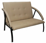 Диван Фортуна-5 (20) 2-х мест Эконом перф беж к/з беж