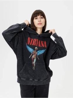 Худи PARABOLA Nirvana оверсайз варенка для мужчин и женщин