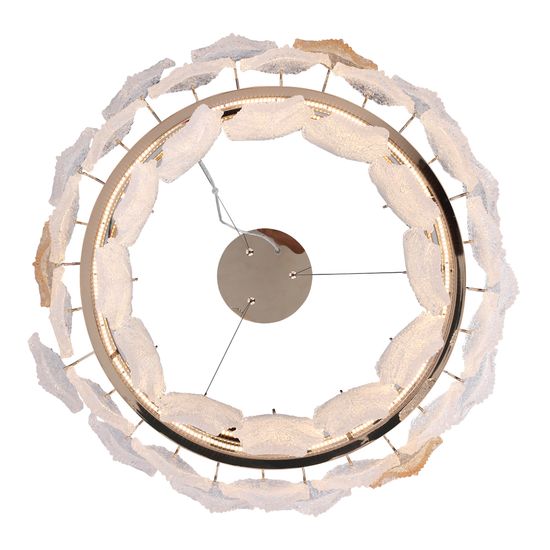 SL6135.213.01 Светильник подвесной ST-Luce золото/прозрачный, янтарный LED 1*42W 3000K LIGHTSOME