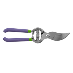 Секатор прямого реза, 255 мм, цельнокованый, металлические обрезиненные рукоятки, Palisad