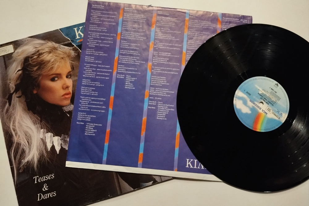 Винтажная виниловая пластинка LP Kim Wilde Teases and Dares (Germany 1984)