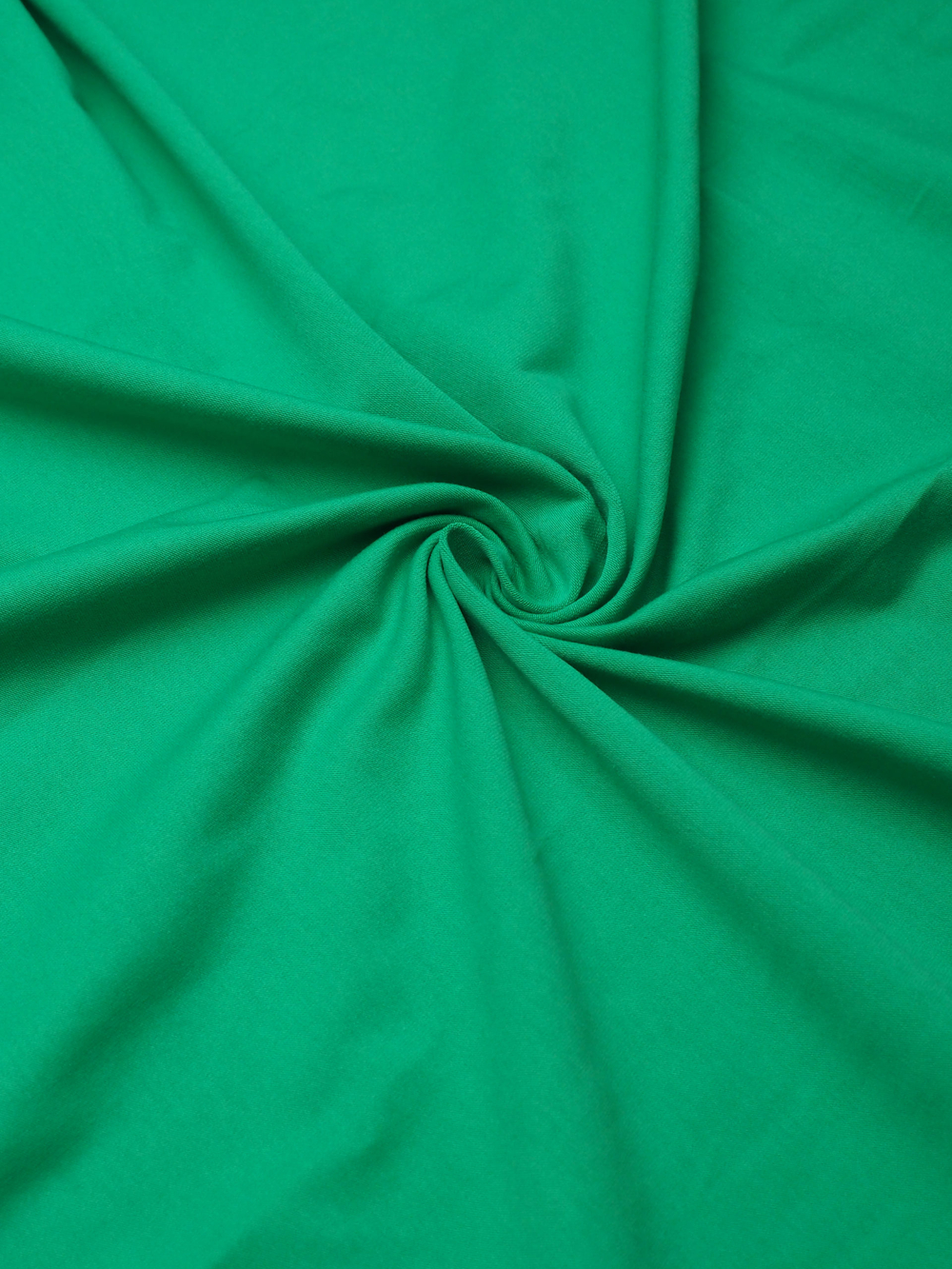 Кулирка на ластовицу хлопковая с лайкрой зелёная отрезами