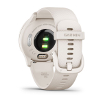 Смарт часы Garmin vivomove Sport цвета слоновой кости, безель цвета персикового золота, силиконовый ремешок