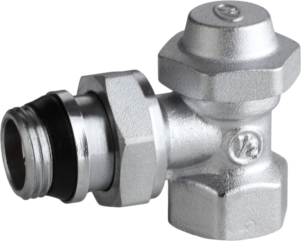 Клапан радиаторный запорный угловой AOSKER (ф15) 1/2"
