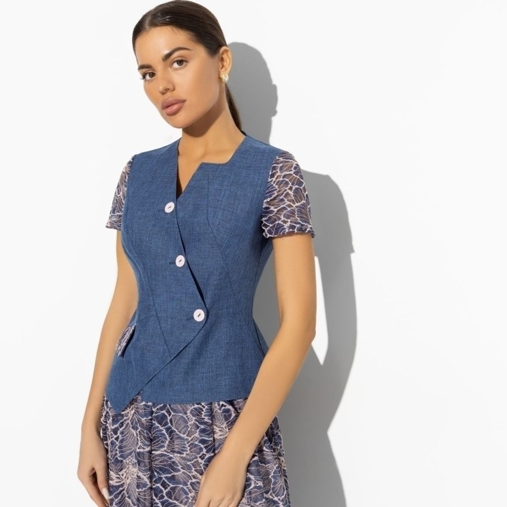 Костюм с юбкой Жемчужина дизайна (элегант, 2 в 1) Charutti (Акция)