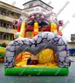 Надувная горка "Вторжение инопланетян"