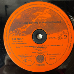 Винтажная виниловая пластинка LP Yello You Gotta Say Yes To Another Excess (Germany 1983) Crash Dance