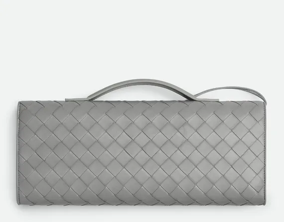 Клатч Bottega Veneta Andiamo Серый