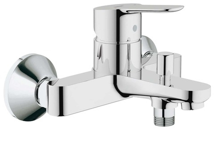 Смеситель для ванны с изливом Grohe BauEdge, настенный монтаж, хром 23334000