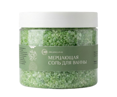 Мерцающая соль для ванны