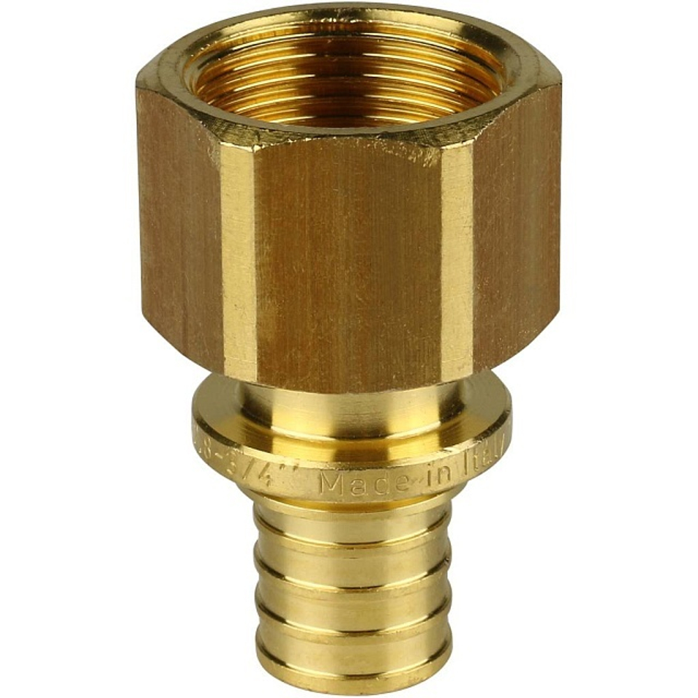 STOUT Переходник с внутренней резьбой 20x3/4" аксиальный для труб из сшитого полиэтилена