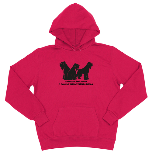 Толстовка "3 Черных терьера назад"