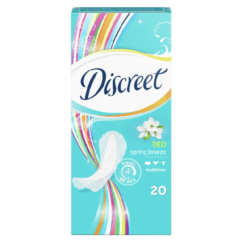 Прокладки ежедневные Discreet DEO spring breeze multiform  20 шт/уп
