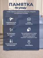 Одеяло зимнее Вега Евро Макси 220х240 Голубое