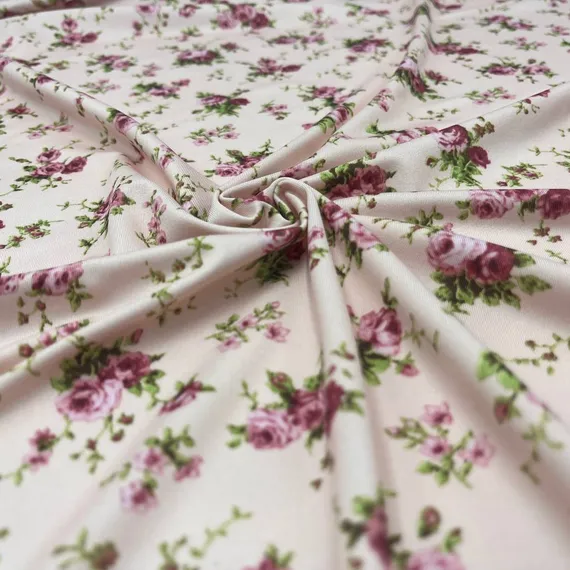 Микрофибра пудровый принт, Азия