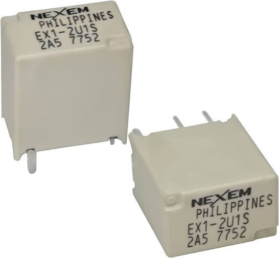 Реле электромагнитное EX1-2U1S 12VDC