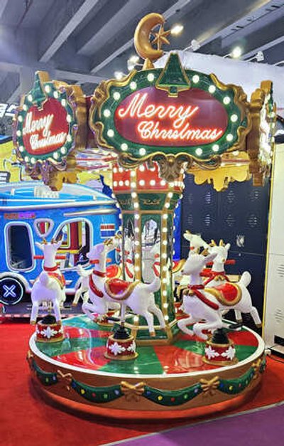 Карусель 6-ти местная «Merry Christmas»