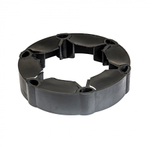 Нанодефлектор ND160 с манжетой, вент.выход 110 не утепленный, проходной элемент для металлочерепицы Каскад, черный