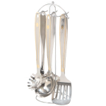 Набор кухонных принадлежностей 7 пр, нерж сталь, на подставке, Y3-1216/320664