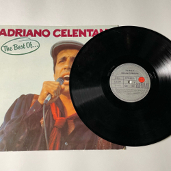 Винтажная виниловая пластинка LP Adriano Celentano The Best Of (Germany 1979) Azzurro