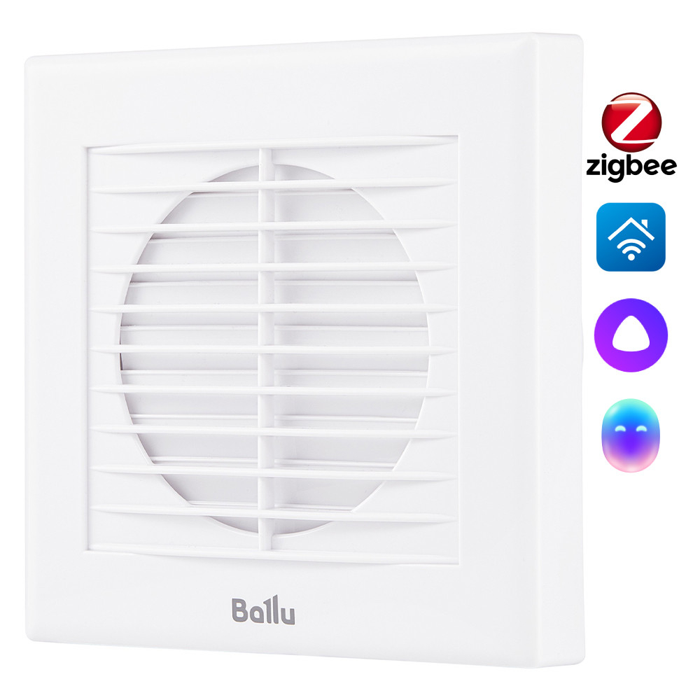 Вентилятор вытяжной Ballu BAF-EX 120 G с грав. жалюзи