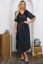 Платье праздничное Мадлен (черное) П14623-18М LT Collection