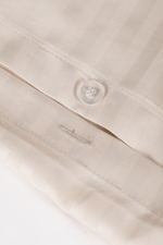 UTOPIA Пододеяльник, сатин бежевый страйп