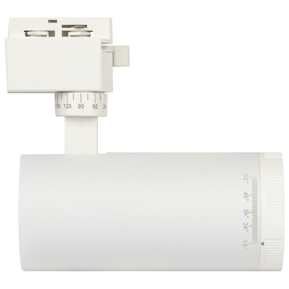 Трековый светильник однофазный ЭРА TR59-2040 WH светодиодный 20Вт 4000К белый | Однофазные светильники LED