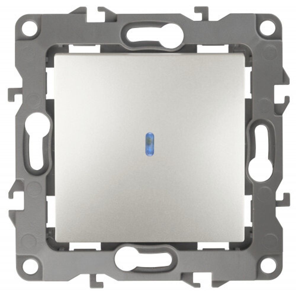 12-1102-15 ЭРА Выключатель с подсветкой, 10АХ-250В, IP20, Эра12, перламутр