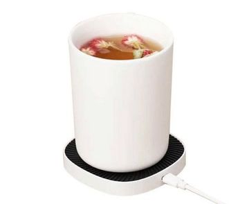 Беспроводное зарядное устройство Xiaomi Mijia XiaoDa Thermostat Wireless Charger 15W + кружка White