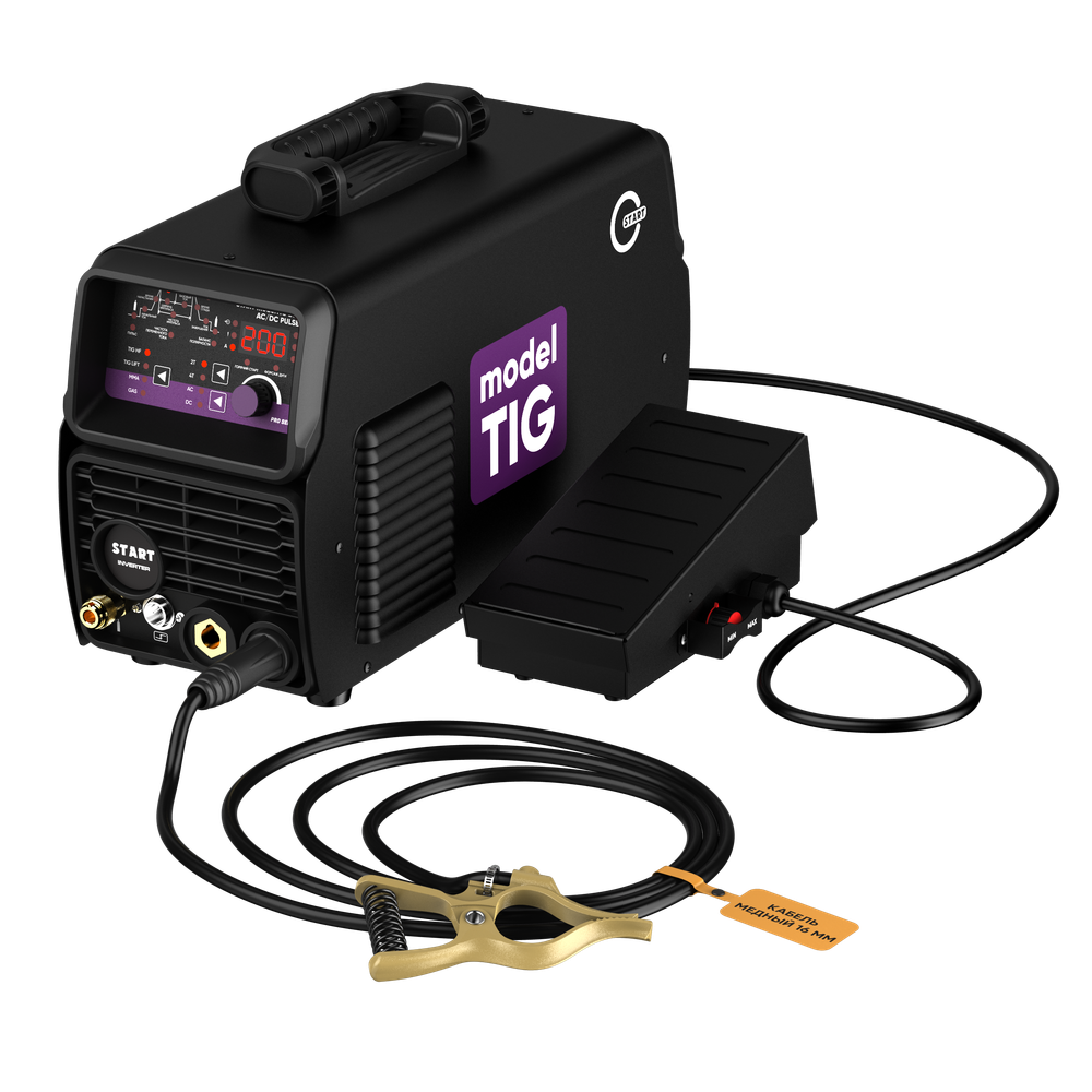 START modelTIG 205 AC/DC TIG PULSE Установка аргонодуговой сварки 3W205AP