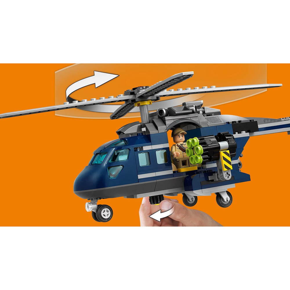 LEGO Jurassic World: Погоня за Блю на вертолёте 75928 — Blue‘s Helicopter Pursuit — Лего Мир юрского периода