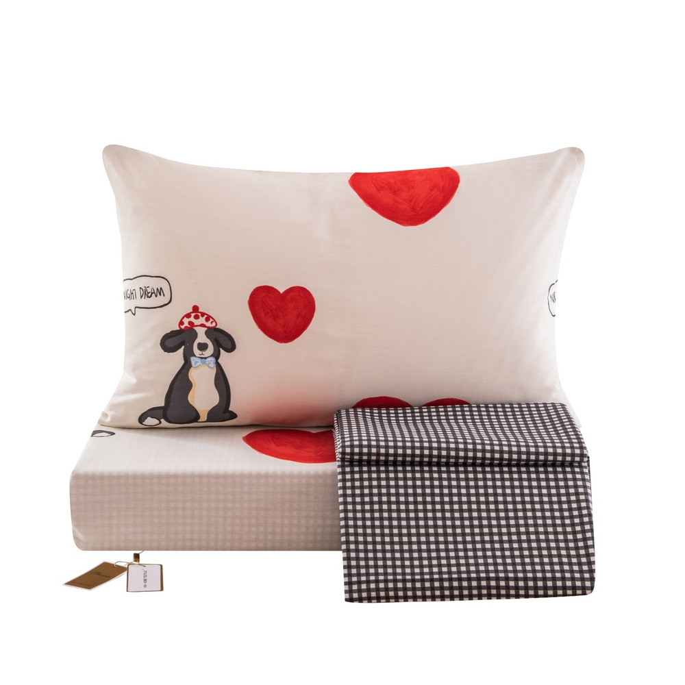 Комплект постельного белья Делюкс Сатин 100% хлопок L613