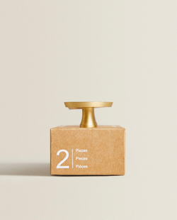 Zara Home держатель для ванной комнаты, латунь, светло-бежевый
