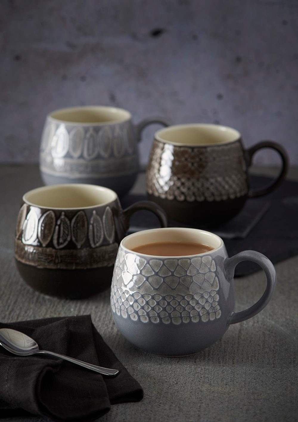 Кружка impressions, 350 мл, серая