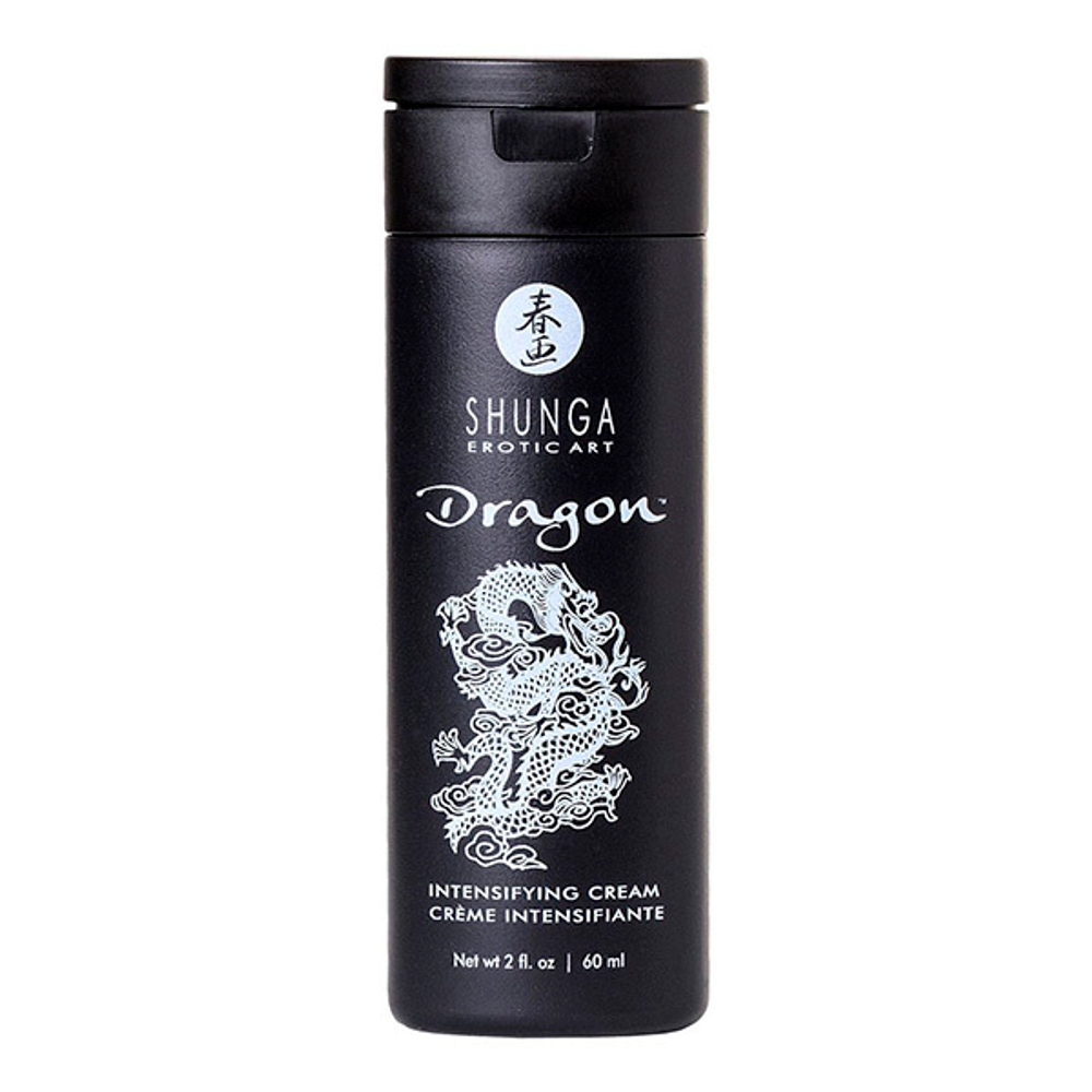 Мужской возбуждающий интимный крем эффект ледяного огня Дракон Shunga Dragon 60мл