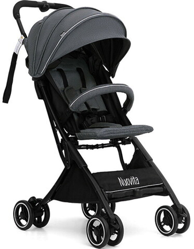 Детская прогулочная коляска Nuovita Vero Grigio scuro / Темно серый