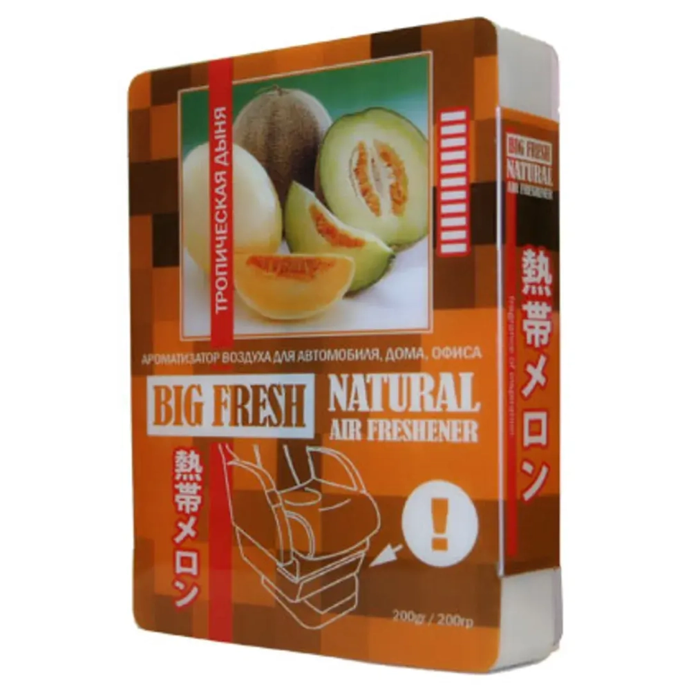 Ароматизатор гелевый Big Fresh 200гр DL-B023 Тропическая дыня
